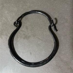 Elegant Black Metal Necklace by Bauble Bar